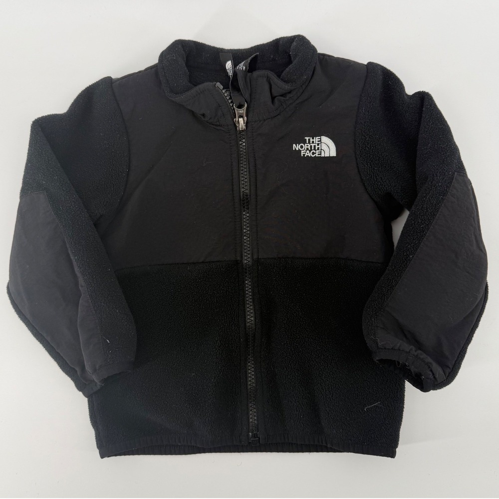 The North Face Denali Fleece Jacket Infant 18-24M‎ Black Excellent Full Zip